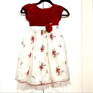EUC Girls Youngland Red/White Dress